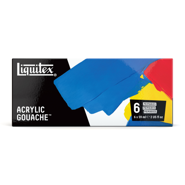 Gouachefarbe Primaries Set 6x59 ml