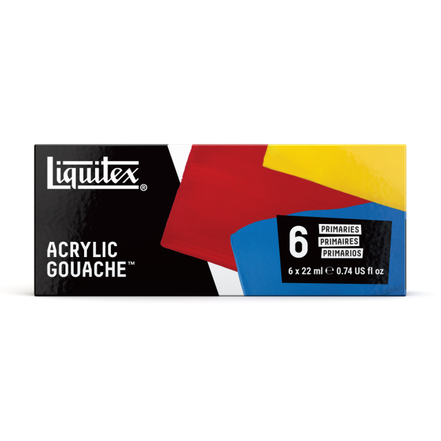 Gouachefarben Primaries Set 6x22 ml