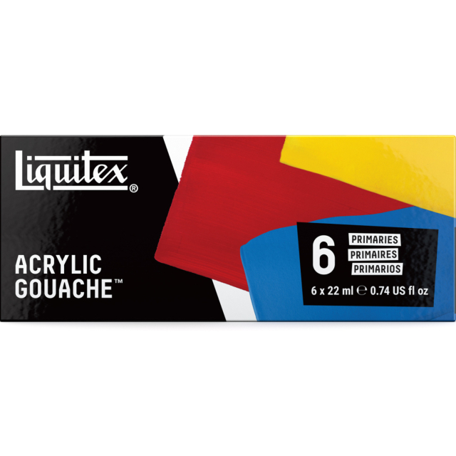 Gouachefarben Primaries Set 6x22 ml