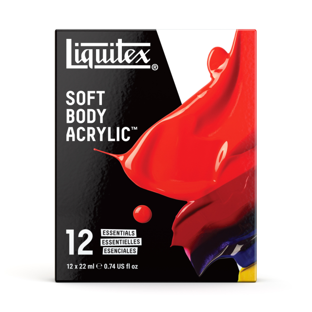 Acrylfarbe Soft Body Essentials Set 12x22 ml