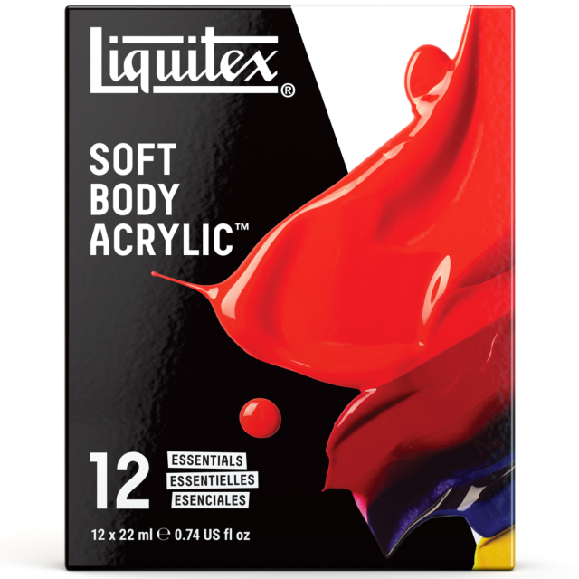 Acrylfarbe Soft Body Essentials Set 12x22 ml