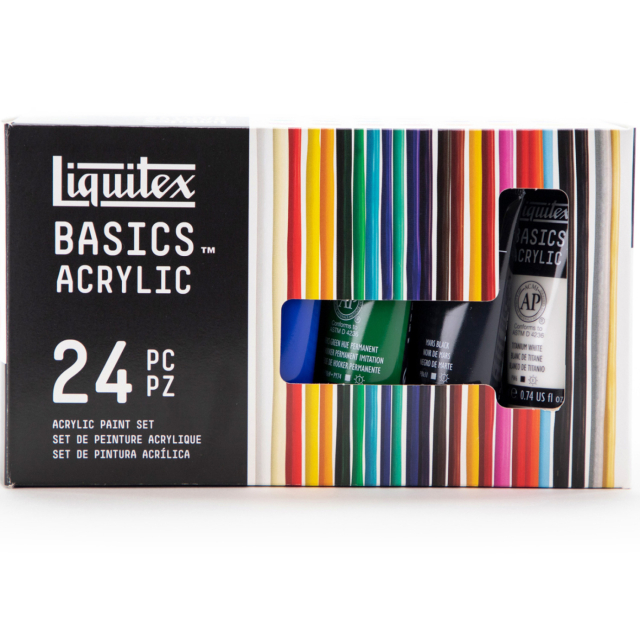 Acrylfarbe Basics Set 24x22 ml