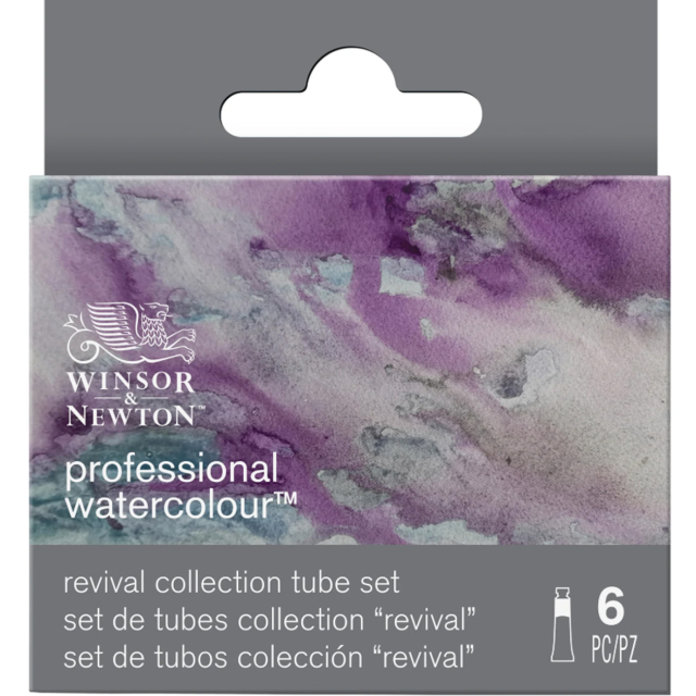 Professional Aquarellfarbe Tuben 5 ml Revival 6er-Set