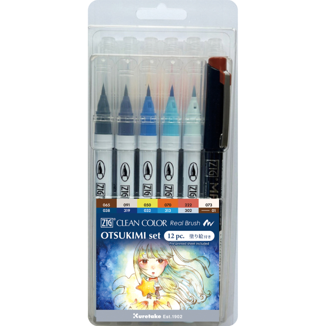 Clean Color Real Brush 12er-Set Otsukimi Colors