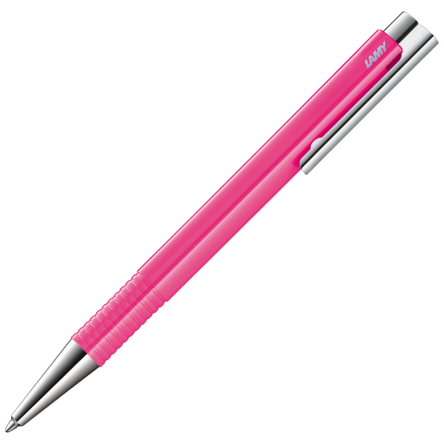 Logo M+ Neonpink Kugelschreiber