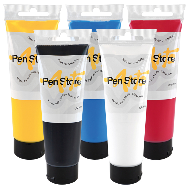 Acrylfarbe 120 ml 5-set Primary