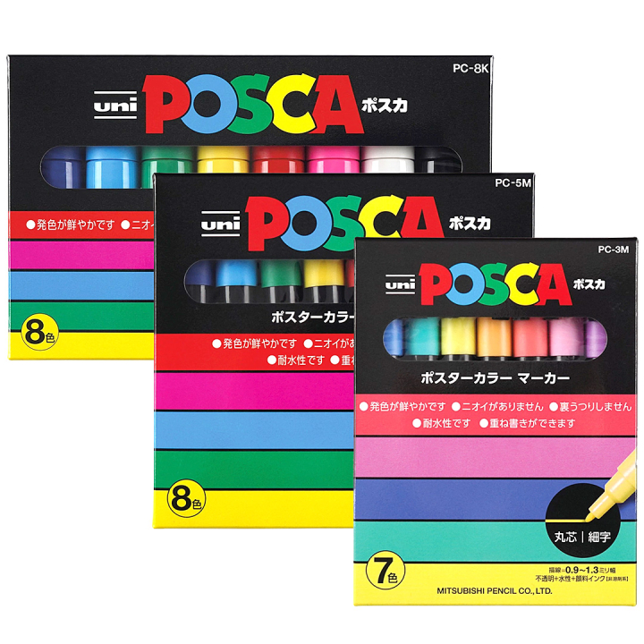 POSCA Bundle Kit Vol. 1 in der Gruppe Stifte / Künstlerstifte / Filzstifte bei Pen Store (posca-bundle-1)