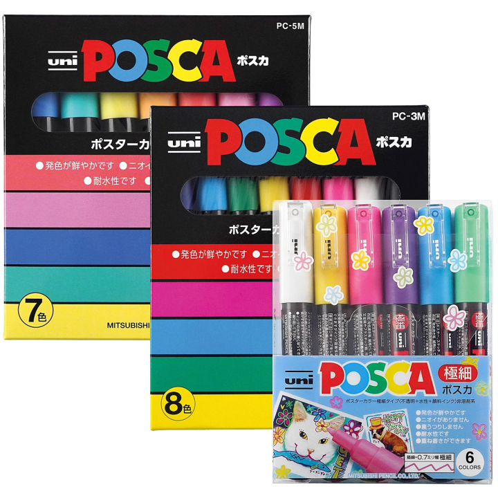 POSCA Bundle Kit Vol. 3 in der Gruppe Stifte / Künstlerstifte / Filzstifte bei Pen Store (posca-bundle-3)