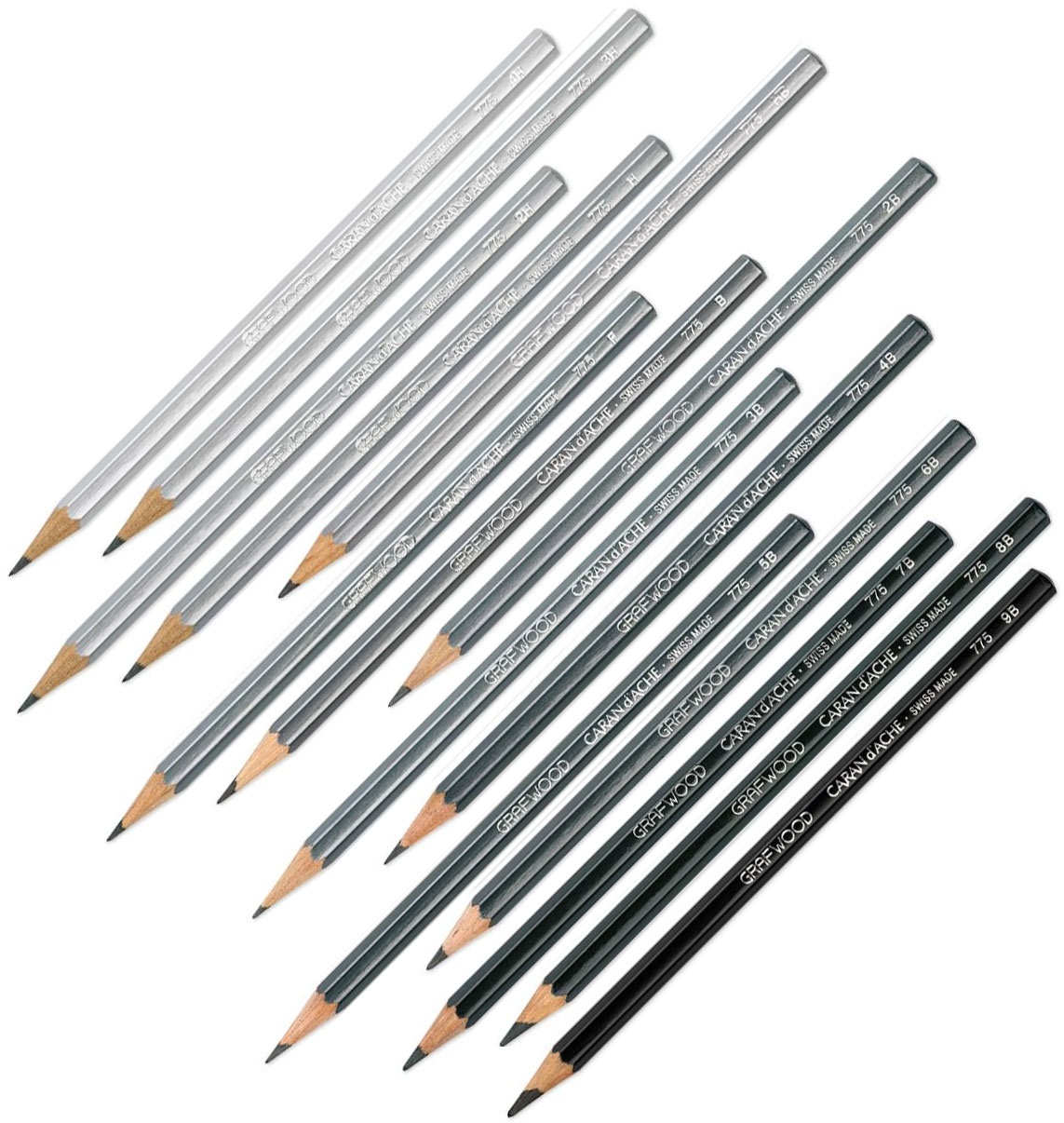 Grafwood Bleistift in der Gruppe Künstlerbedarf / Buntstifte und Bleistifte / Grafit- und Bleistifte bei Pen Store (100000_r)