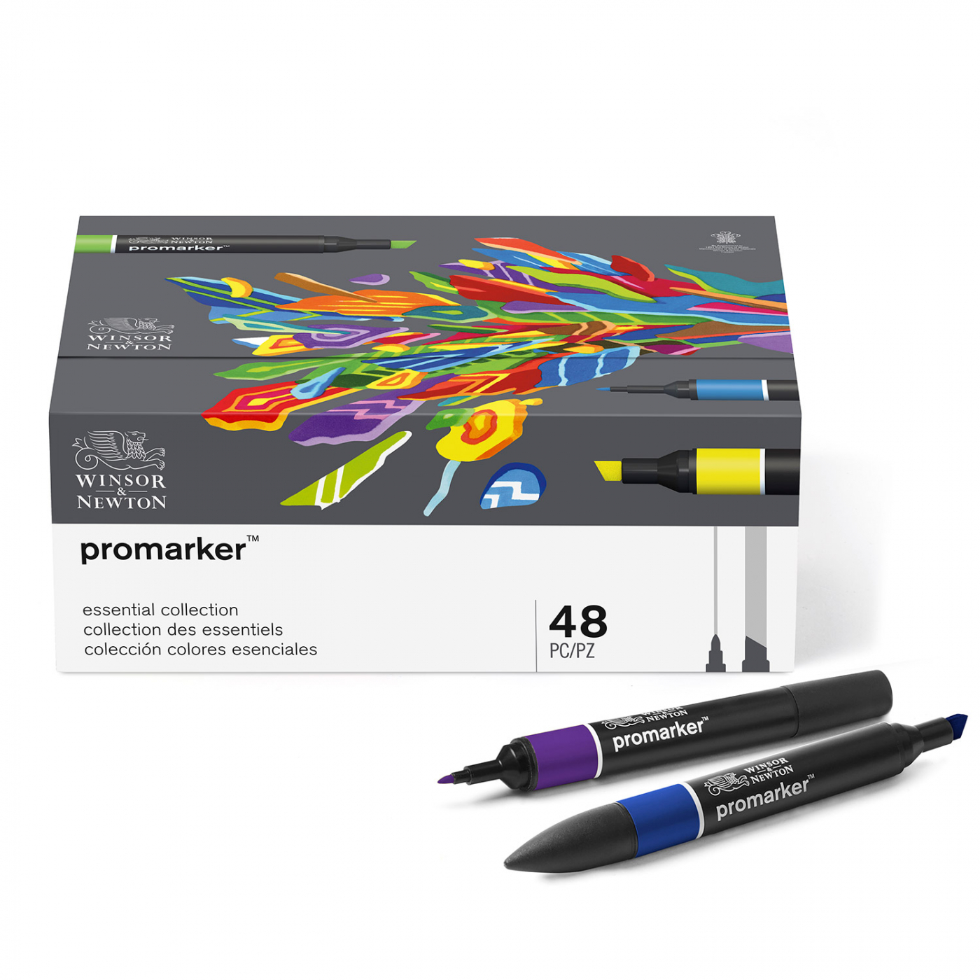 Promarker Essential Collection 48-set in der Gruppe Künstlerbedarf / Buntstifte und Bleistifte / Grafit- und Bleistifte bei Pen Store (100004)