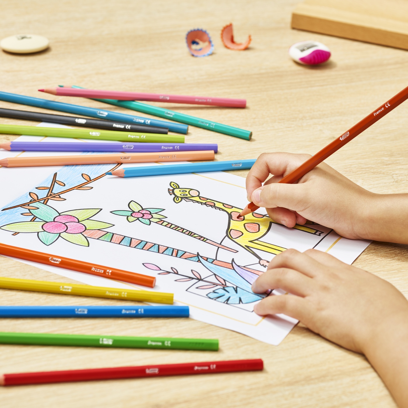 Kids Tropicolors Buntstifte 18er-Set (ab 5 Jahren) in der Gruppe Kids / Stifte für Kinder / Buntstifte für Kinder bei Pen Store (100240)