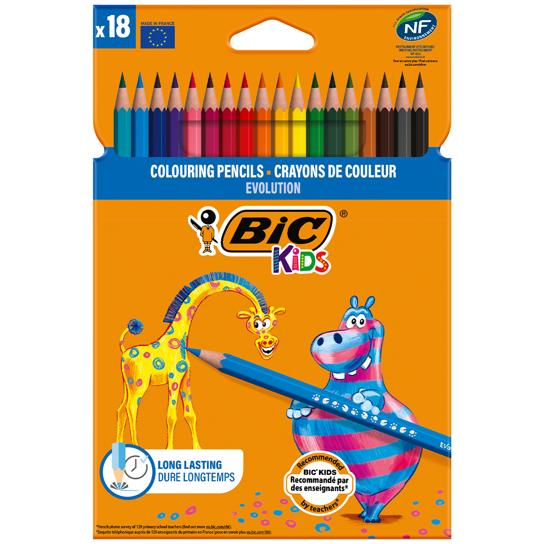 Kids Evolution Buntstifte 18er Set ab 5 Jahren