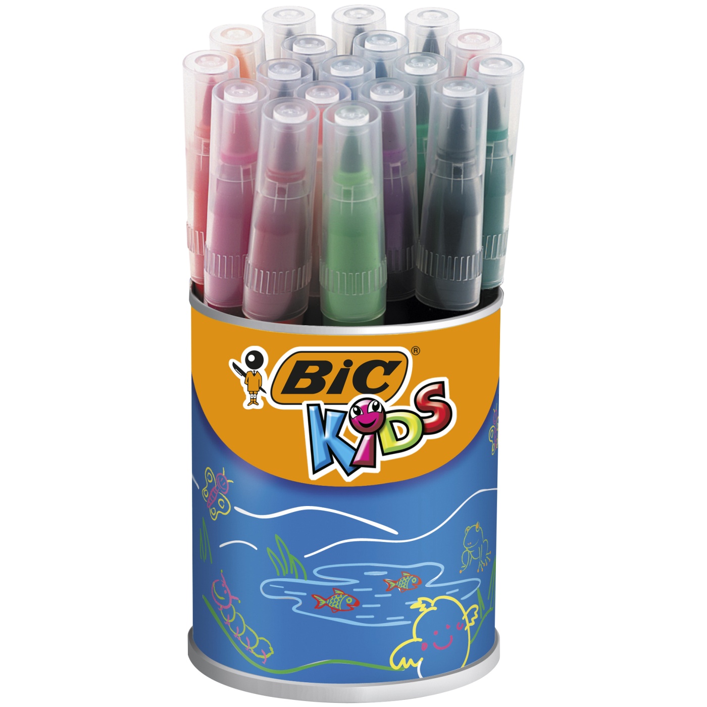 Kids Visaquarelle Brush 18er-Set (ab 5 Jahren) in der Gruppe Kids / Stifte für Kinder / 5+ Jahre bei Pen Store (100256)