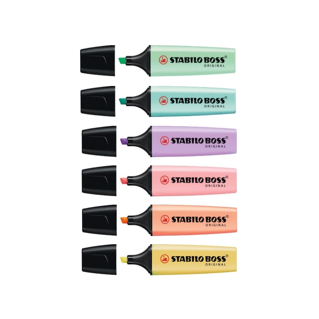Boss Pastell 6er-Pack in der Gruppe Stifte / Etikettierung und Büro / Textmarker bei Pen Store (100297)