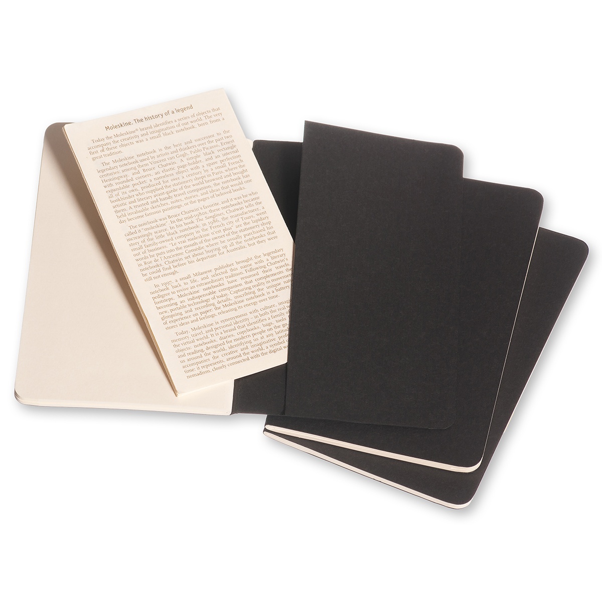 Cahier Pocket Black in der Gruppe Papier & Blöcke / Schreiben und Notizen / Notizblock und Notizhefte bei Pen Store (100316_r)