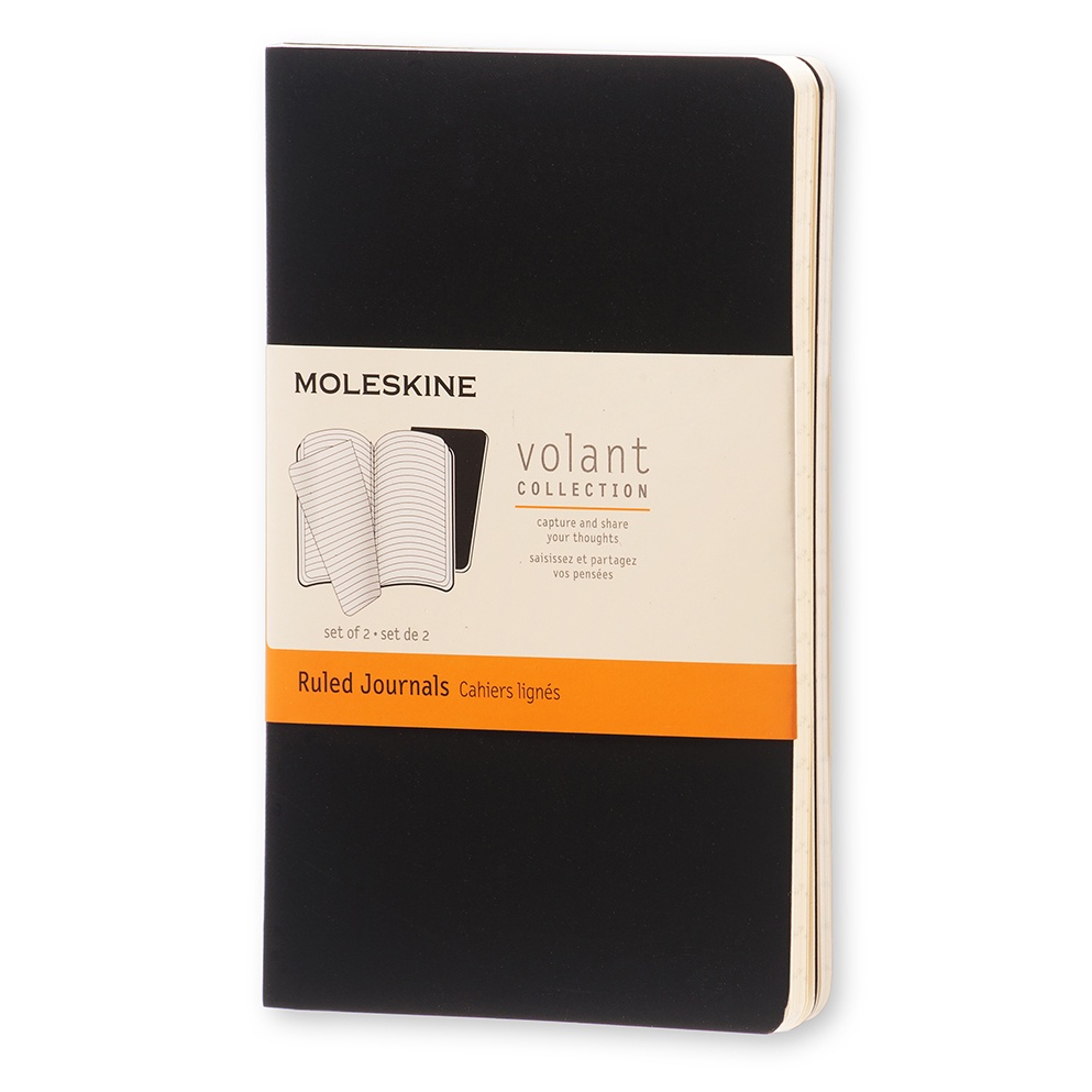 Volant Pocket Black in der Gruppe Papier & Blöcke / Schreiben und Notizen / Notizbücher bei Pen Store (100340_r)