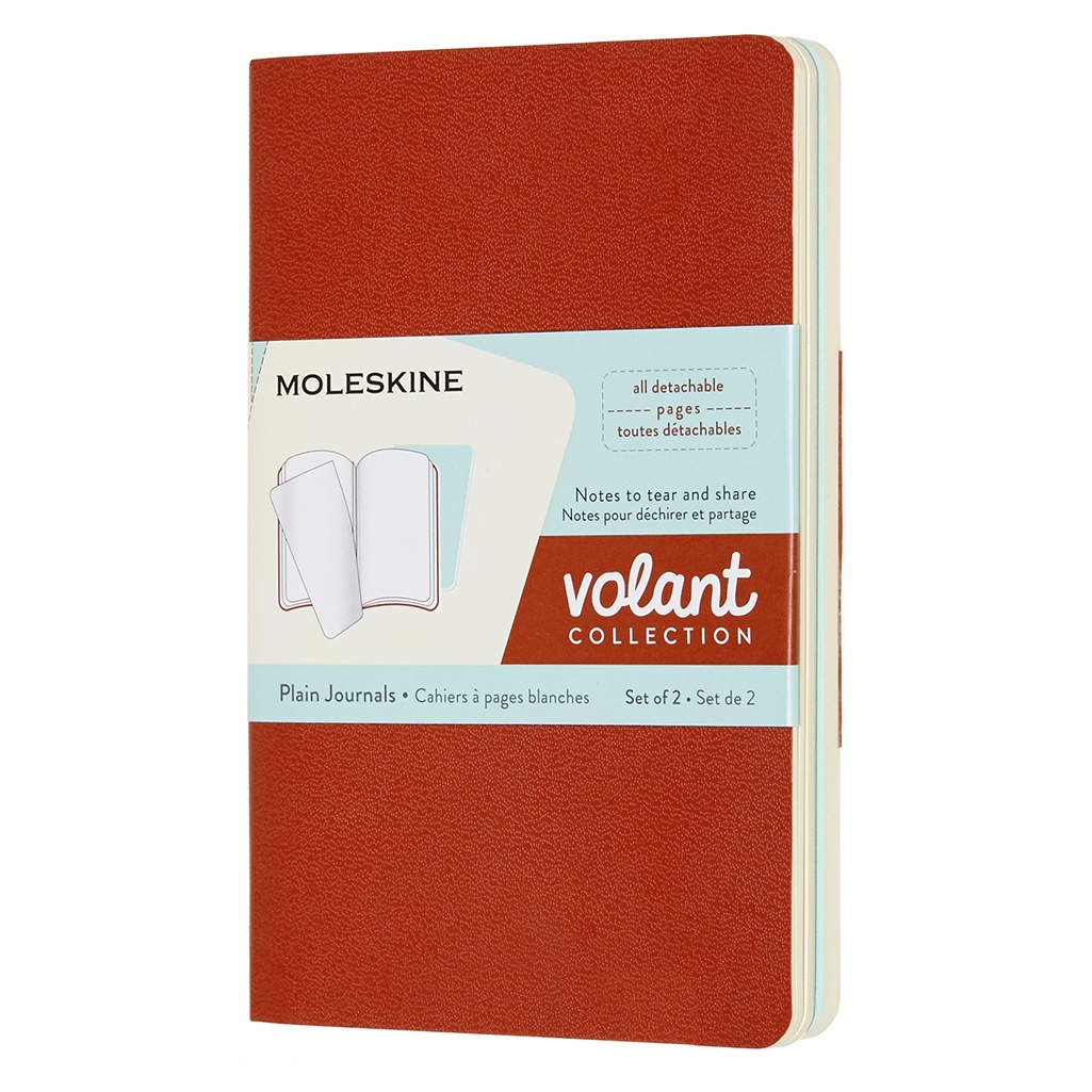 Volant Pocket Orange/Blue Plain in der Gruppe Papier & Blöcke / Schreiben und Notizen / Notizbücher bei Pen Store (100342)