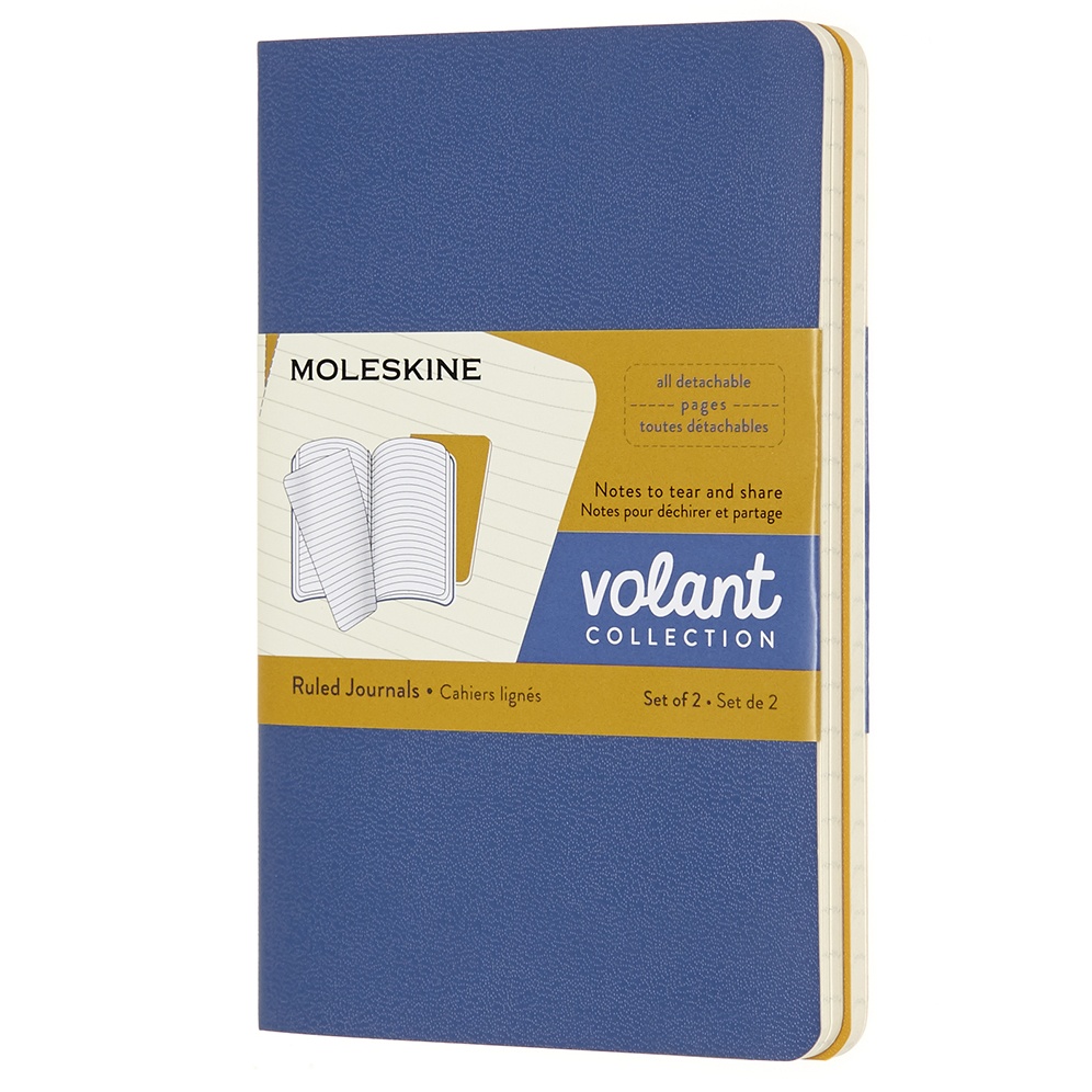 Volant Pocket Blue/Yellow in der Gruppe Papier & Blöcke / Schreiben und Notizen / Notizbücher bei Pen Store (100343_r)
