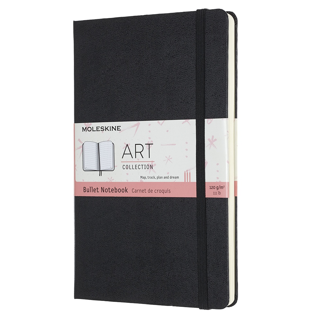 Art Bullet Notebook Large Black in der Gruppe Papier & Blöcke / Schreiben und Notizen / Notizbücher bei Pen Store (100375)