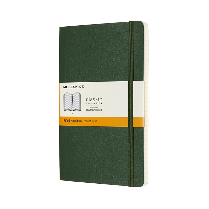 Classic Soft Cover Large Myrtle Green in der Gruppe Papier & Blöcke / Schreiben und Notizen / Notizbücher bei Pen Store (100392_r)
