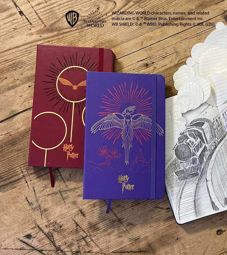 Hardcover Large Harry Potter Violet in der Gruppe Papier & Blöcke / Schreiben und Notizen / Notizbücher bei Pen Store (100399)