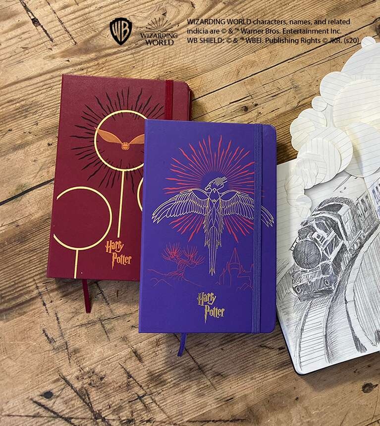 Hardcover Large Harry Potter Schwarz in der Gruppe Papier & Blöcke / Schreiben und Notizen / Notizbücher bei Pen Store (100401)