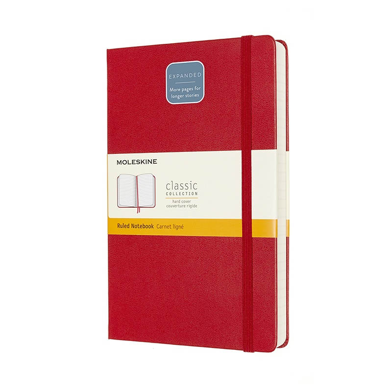 Classic Hardcover Expanded Red in der Gruppe Papier & Blöcke / Schreiben und Notizen / Notizbücher bei Pen Store (100432_r)