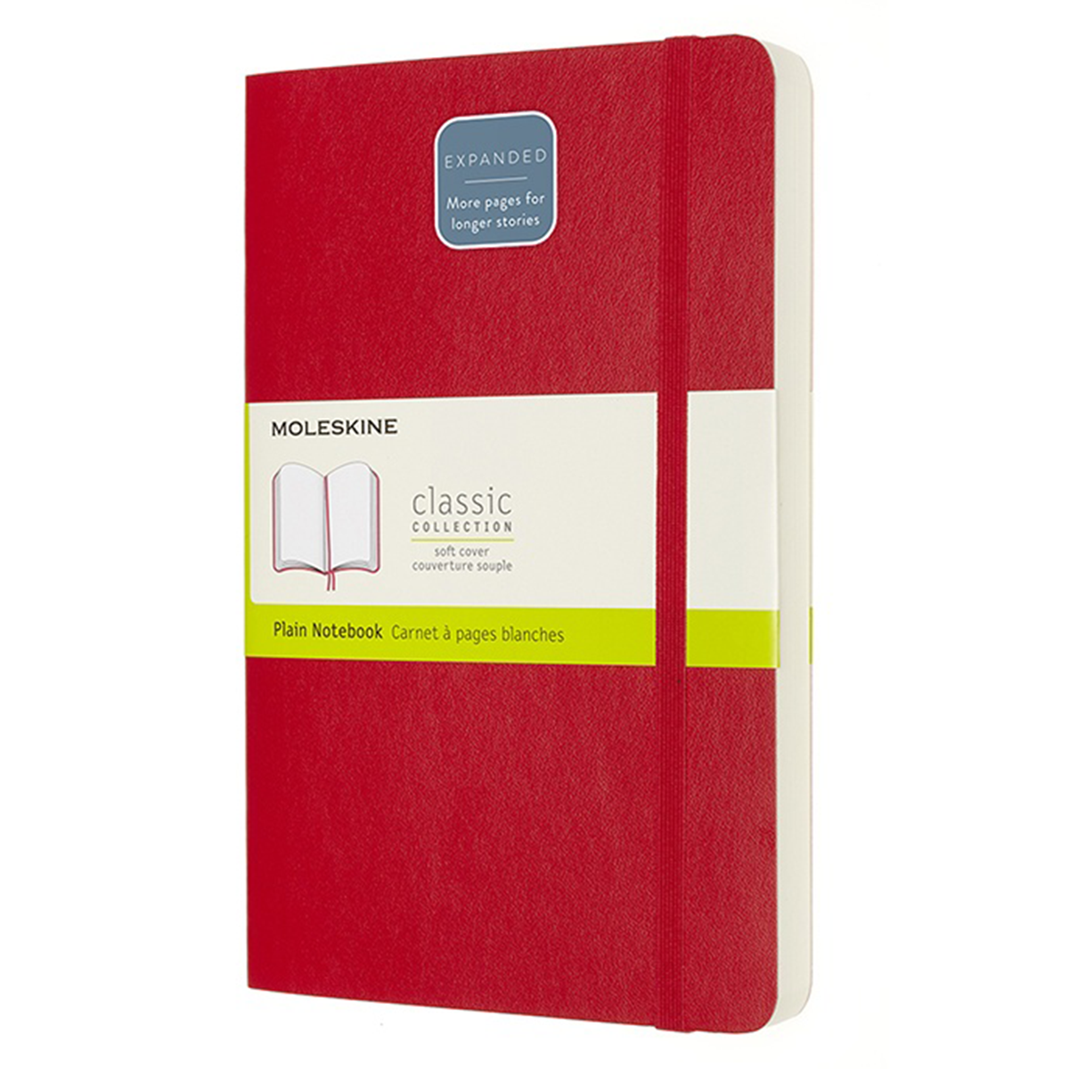 Classic Soft Cover Expanded Red in der Gruppe Papier & Blöcke / Schreiben und Notizen / Notizbücher bei Pen Store (100437_r)