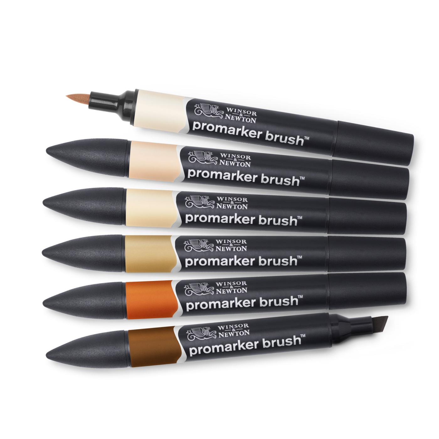 ProMarker Brush 6er-Set Skin Tones in der Gruppe Stifte / Künstlerstifte / Illustrationsmarker bei Pen Store (100553)