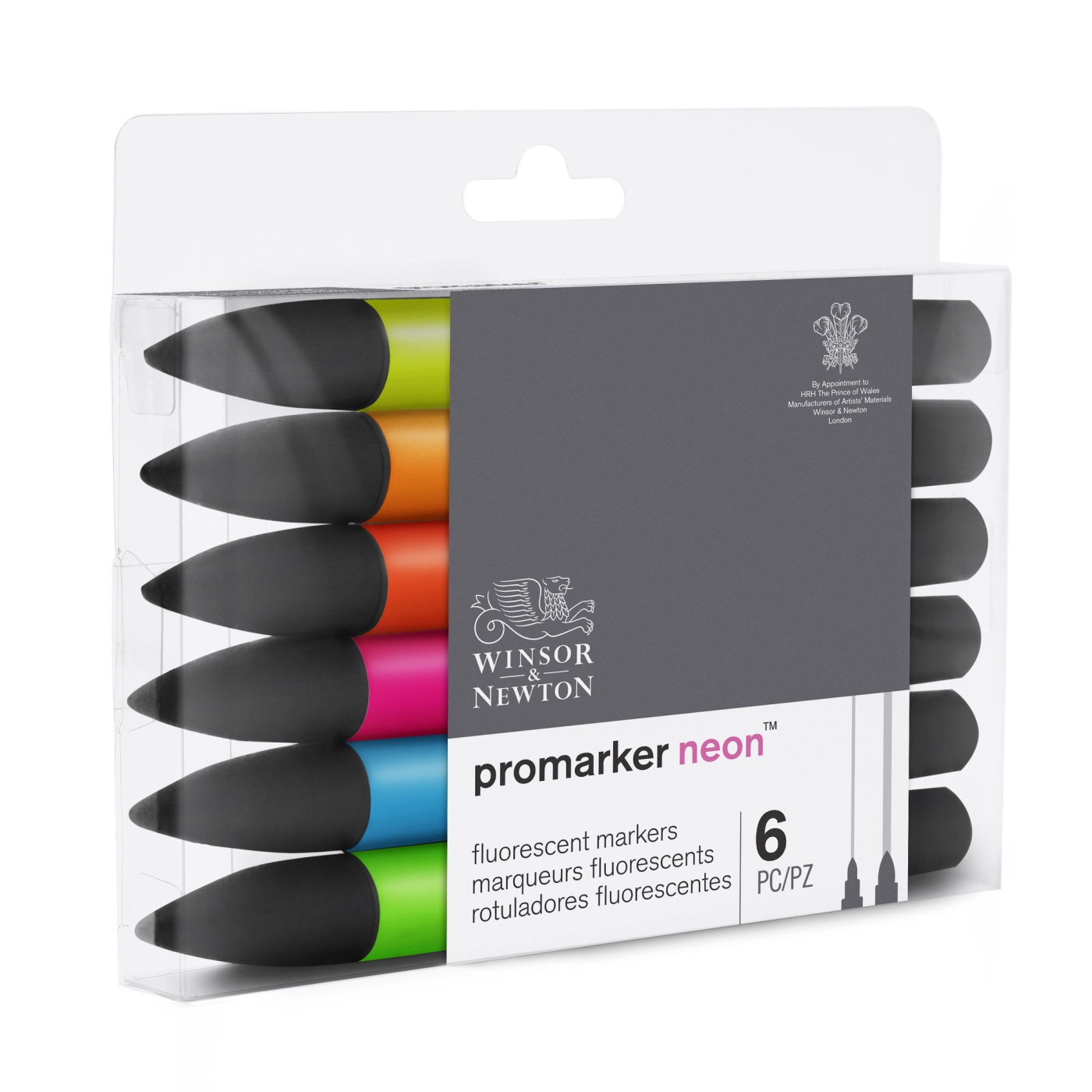 Neon Marker 6er-Set in der Gruppe Stifte / Künstlerstifte / Illustrationsmarker bei Pen Store (100555)