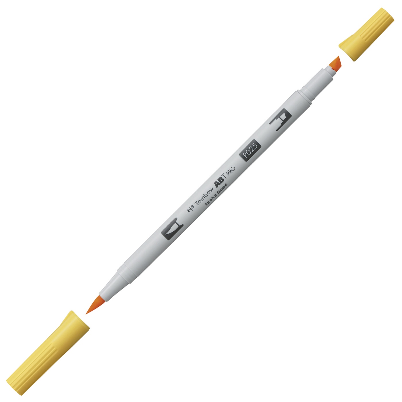 ABT PRO Dual Brush Pen 5er-Set Cold Grey in der Gruppe Stifte / Künstlerstifte / Marker bei Pen Store (101259)