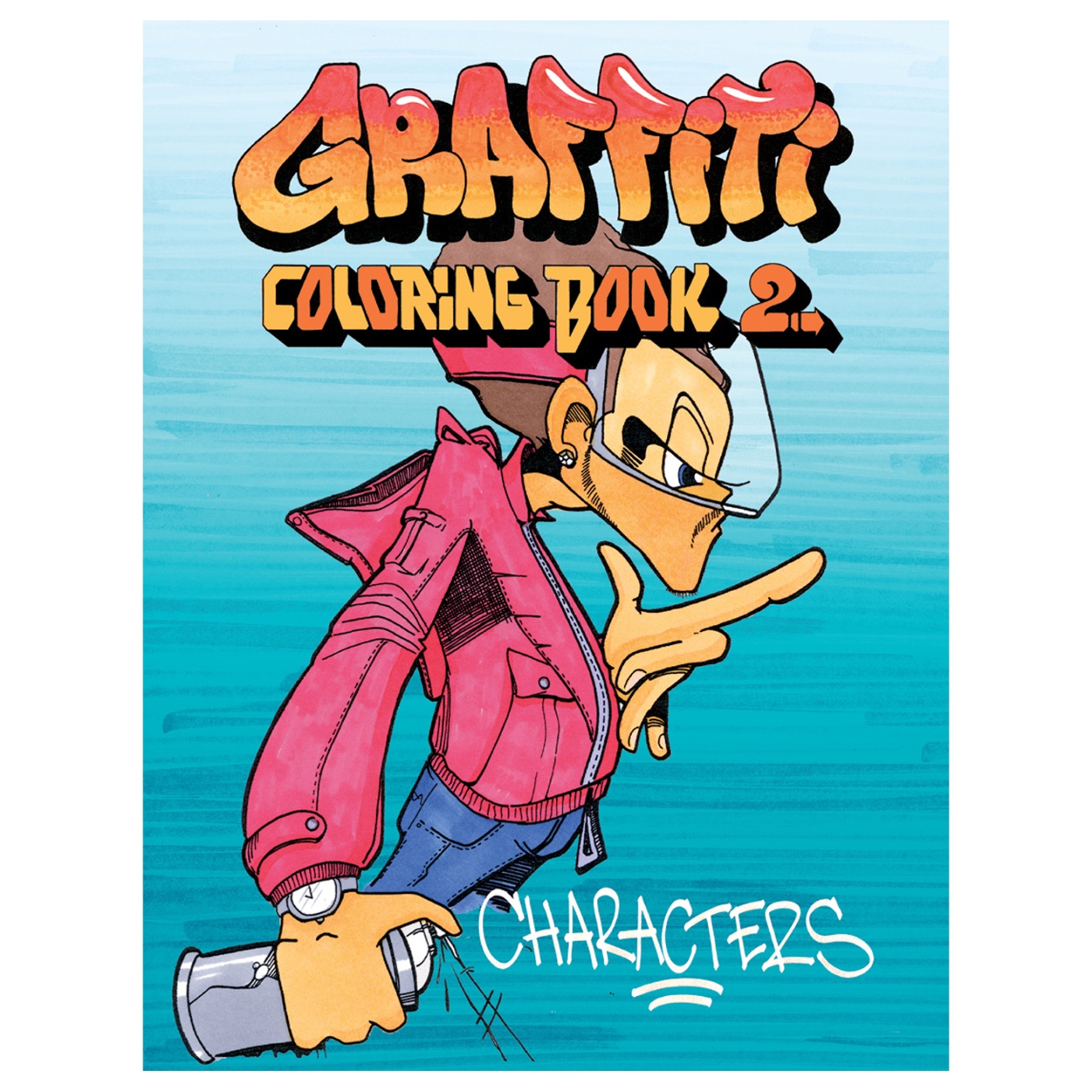 Graffiti Coloring Book 2: Characters in der Gruppe Basteln & Hobby / Bücher / Malbücher für Erwachsene bei Pen Store (101371)