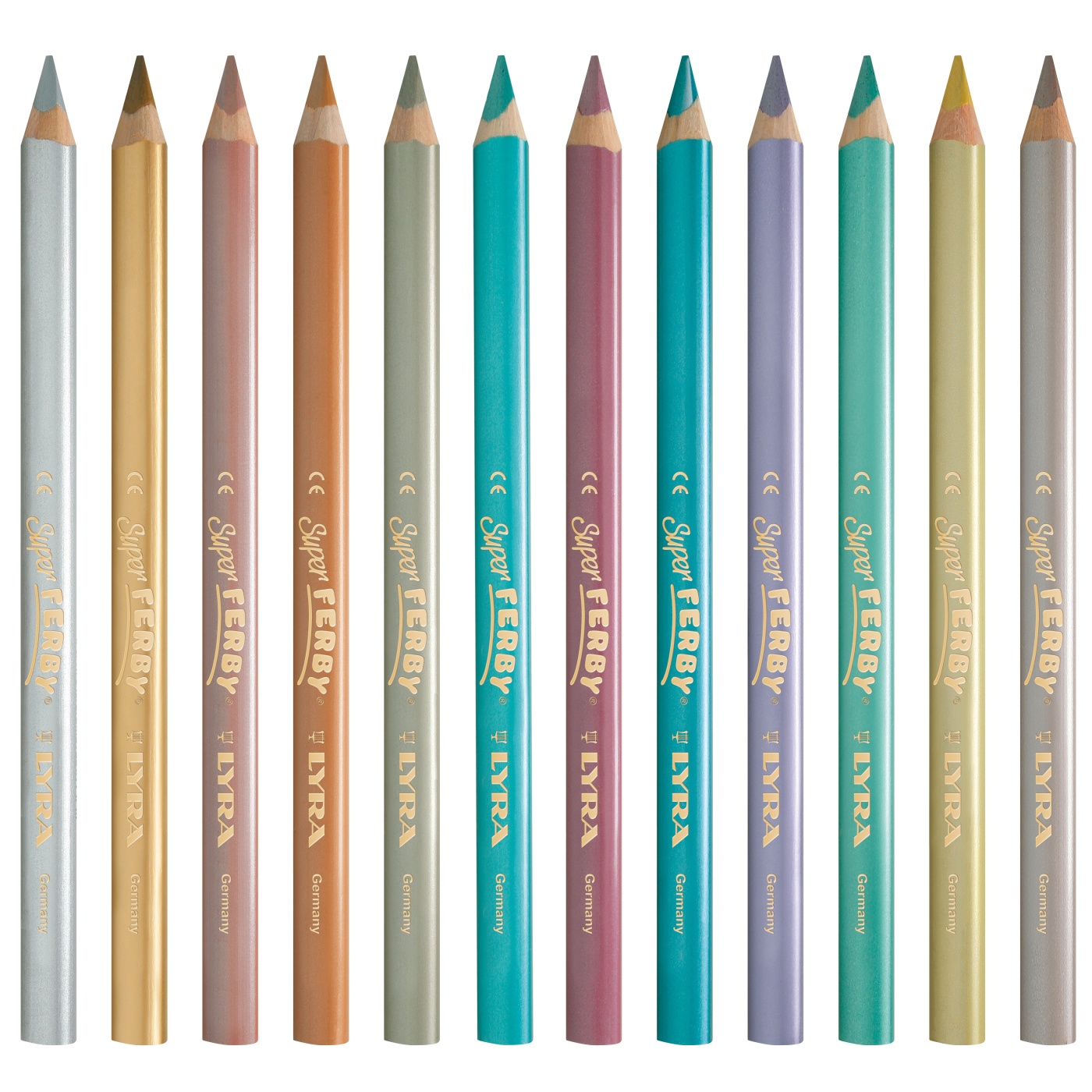 Super Ferby 12er-Set Metallic (ab 3 Jahren) in der Gruppe Kids / Stifte für Kinder / Buntstifte für Kinder bei Pen Store (101580)
