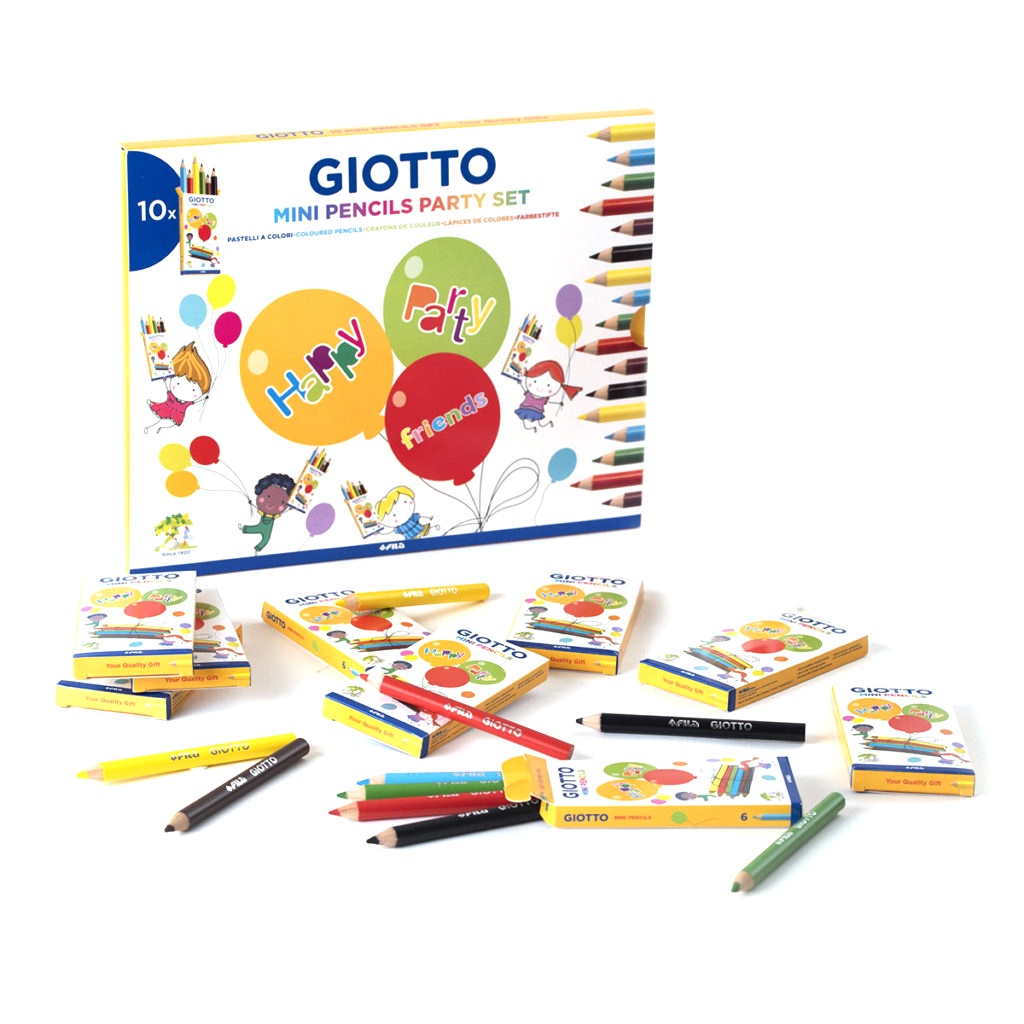 Party-Set Mini-Buntstifte x 10 (ab 3 Jahren) in der Gruppe Kids / Stifte für Kinder / Buntstifte für Kinder bei Pen Store (101589)