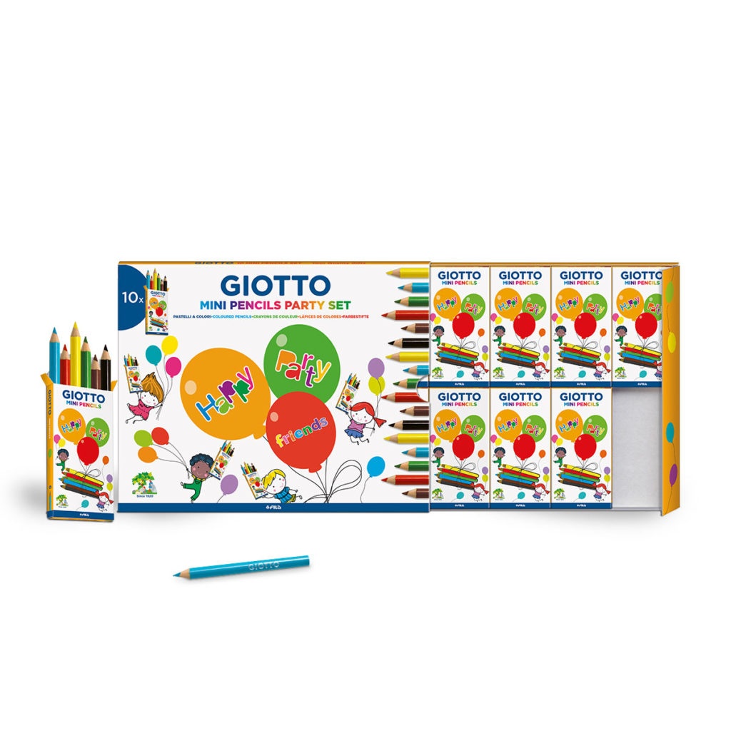 Party-Set Mini-Buntstifte x 10 (ab 3 Jahren) in der Gruppe Kids / Stifte für Kinder / Buntstifte für Kinder bei Pen Store (101589)