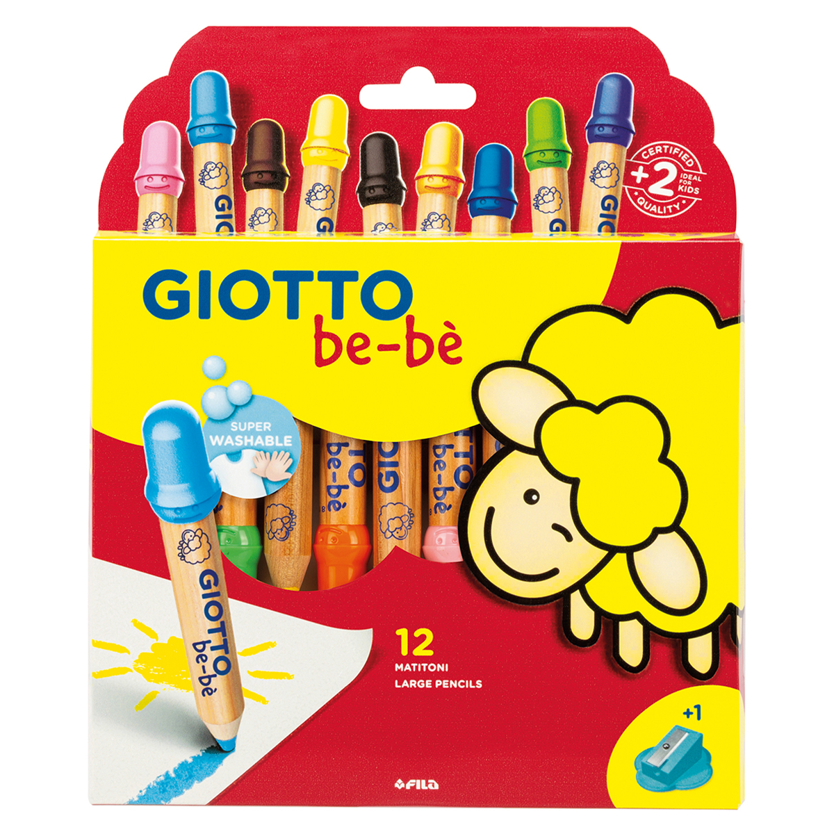 Be-bè Buntstifte 6er-Set (ab 2 Jahren) in der Gruppe Kids / Stifte für Kinder / Buntstifte für Kinder bei Pen Store (101596)