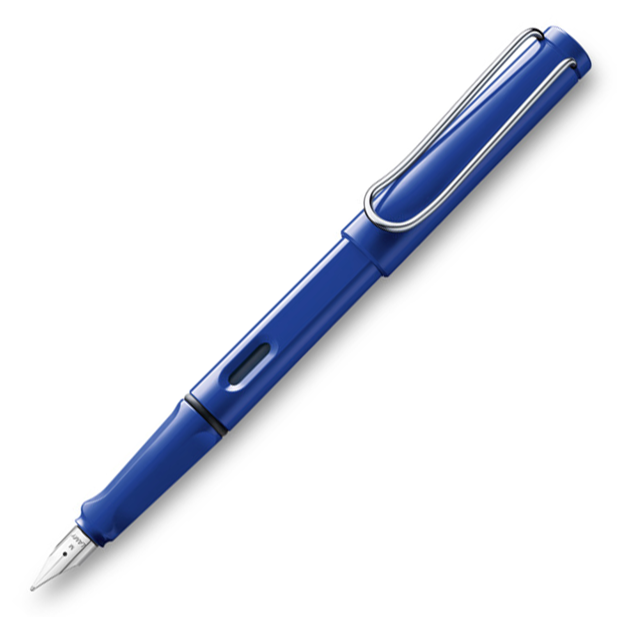 Safari Füllfederhalter Shiny Blue in der Gruppe Stifte / Fine Writing / Füllfederhalter bei Pen Store (101906_r)