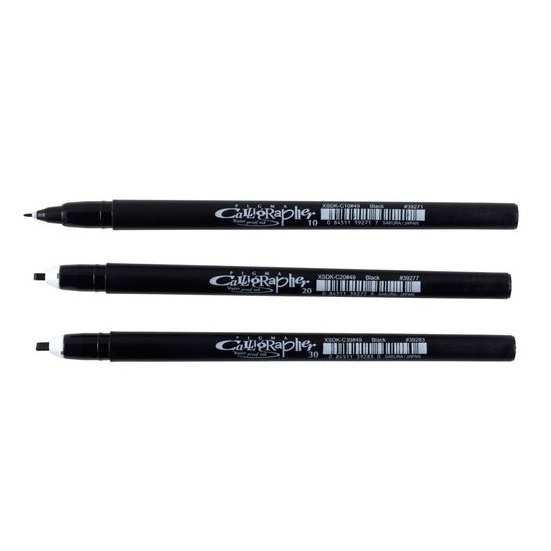 Calligrapher Pen 3er-Set in der Gruppe Basteln & Hobby / Kalligrafie / Kalligrafiestifte bei Pen Store (102297)