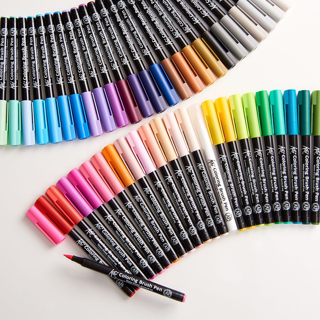 Koi Coloring Brush Pen Stückweise