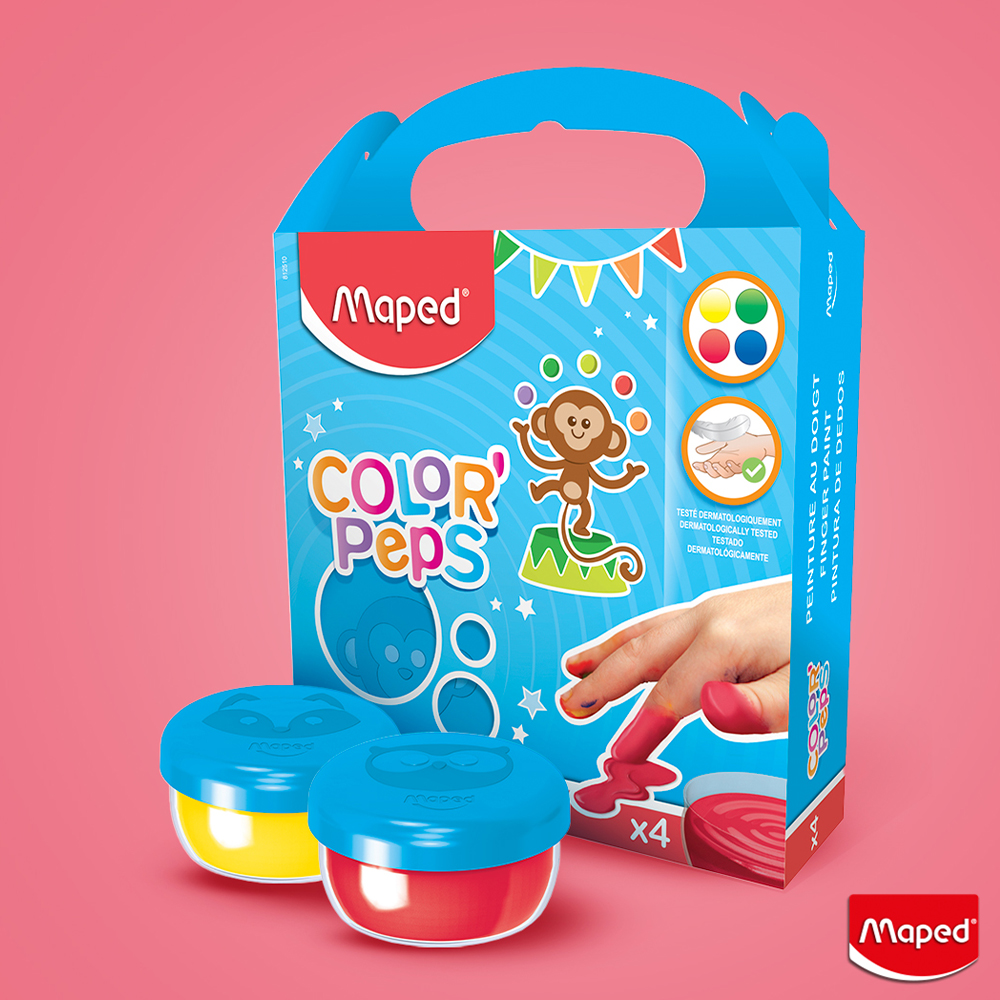 Maped Gummi Radierer, 4er Set – Präzises & Sauberes Löschen Ohne Phthalate