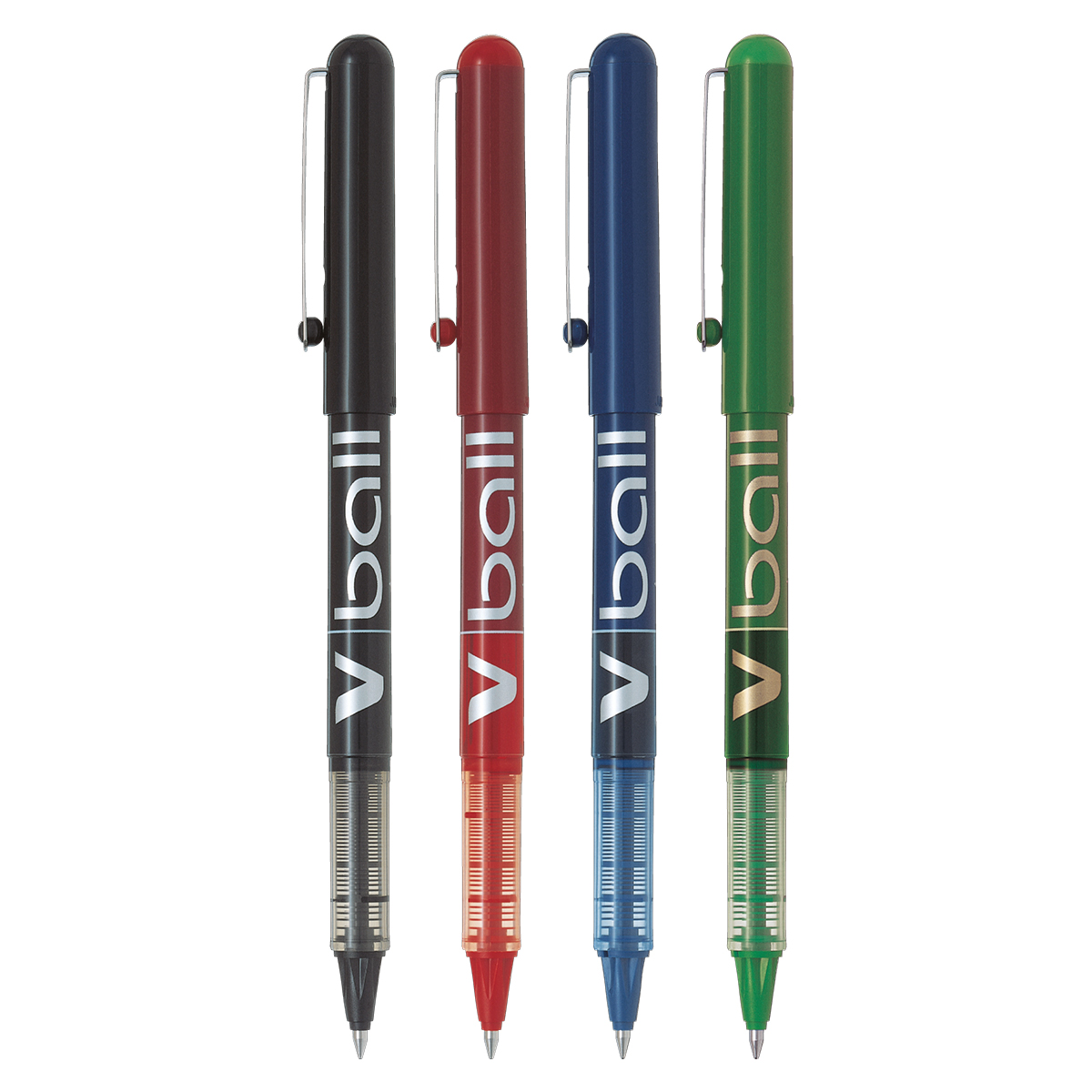 Pilot Tintenroller V-Ball 2254002 – Rot, 0,5 Mm Strichstärke, Mit Gummi-Griff!