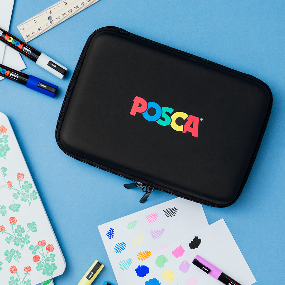 Marker 24er-Set Rubbercase