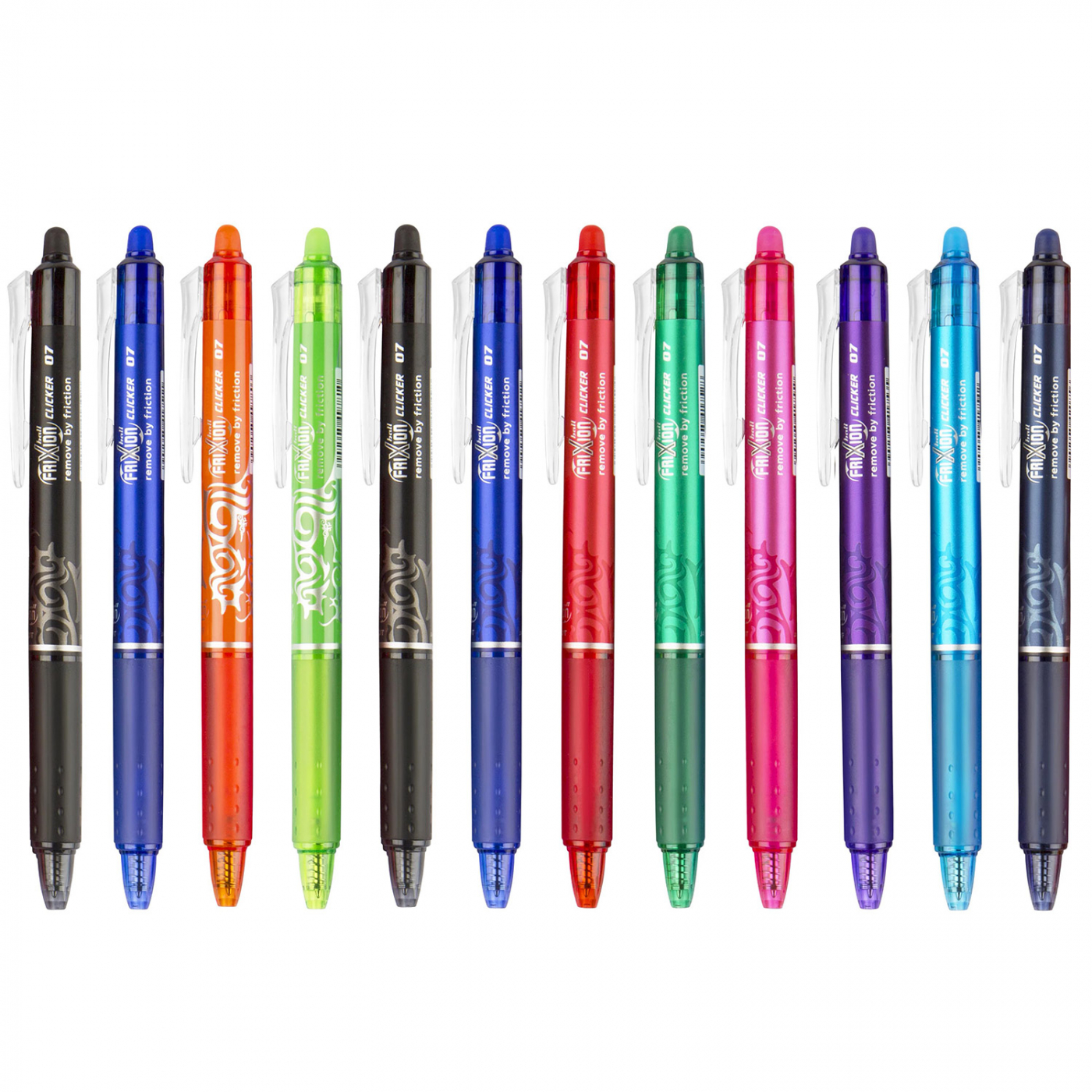 FriXion Clicker 2GO 0,7 12er-Set in der Gruppe Stifte / Schreiben / Gelschreiber bei Pen Store (111855)
