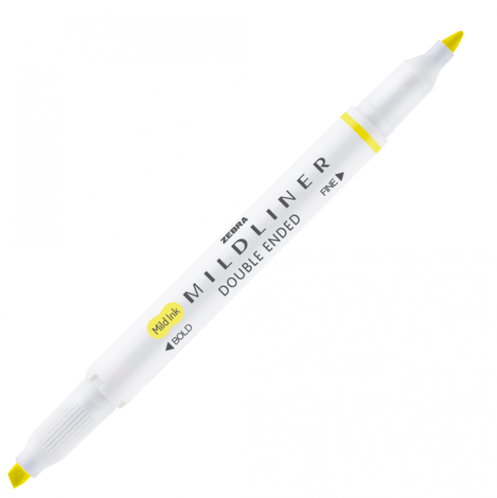 Zebra Pen MILDLINER Textmarker – 5er Set, Doppelseitig Mit Breiter Und Feiner Spitze
