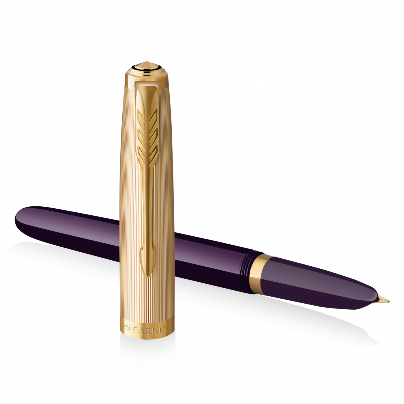 Parker 51 Plum Gold