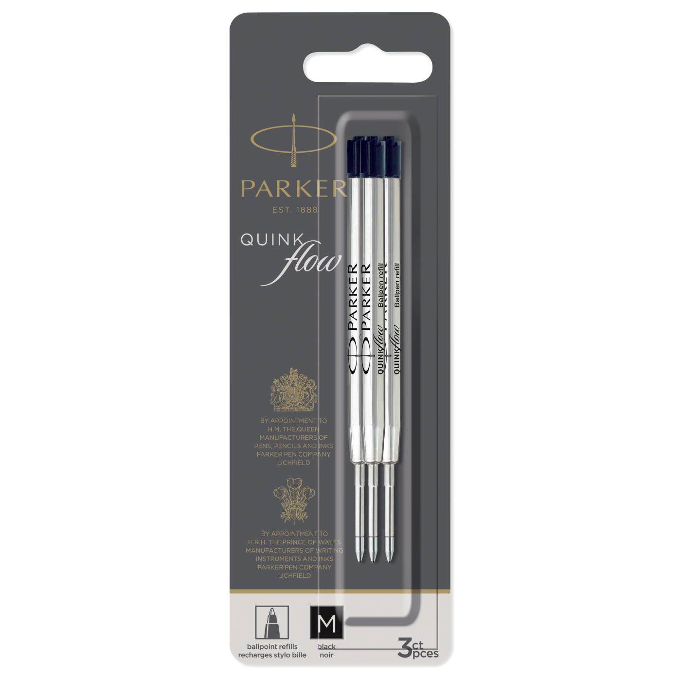 QUINKFlow Kugelschreibermine 3er Pack