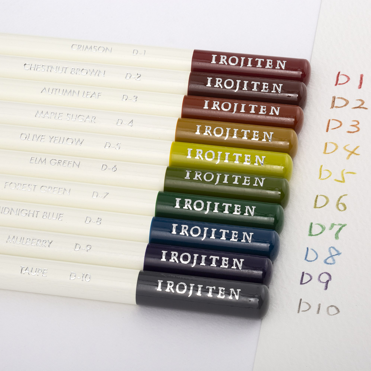 Pencil Irojiten set Rainforest in der Gruppe Stifte / Künstlerstifte / Buntstifte bei Pen Store (128101)