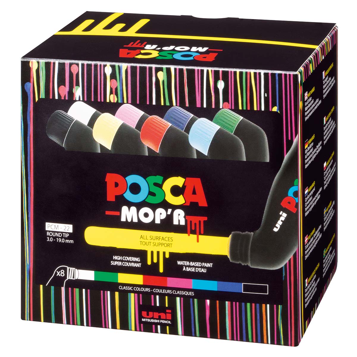 POSCA Marker Feine Rundspitze – Wasserbasierter Stift Für Viele Oberflächen, Farbe Rot