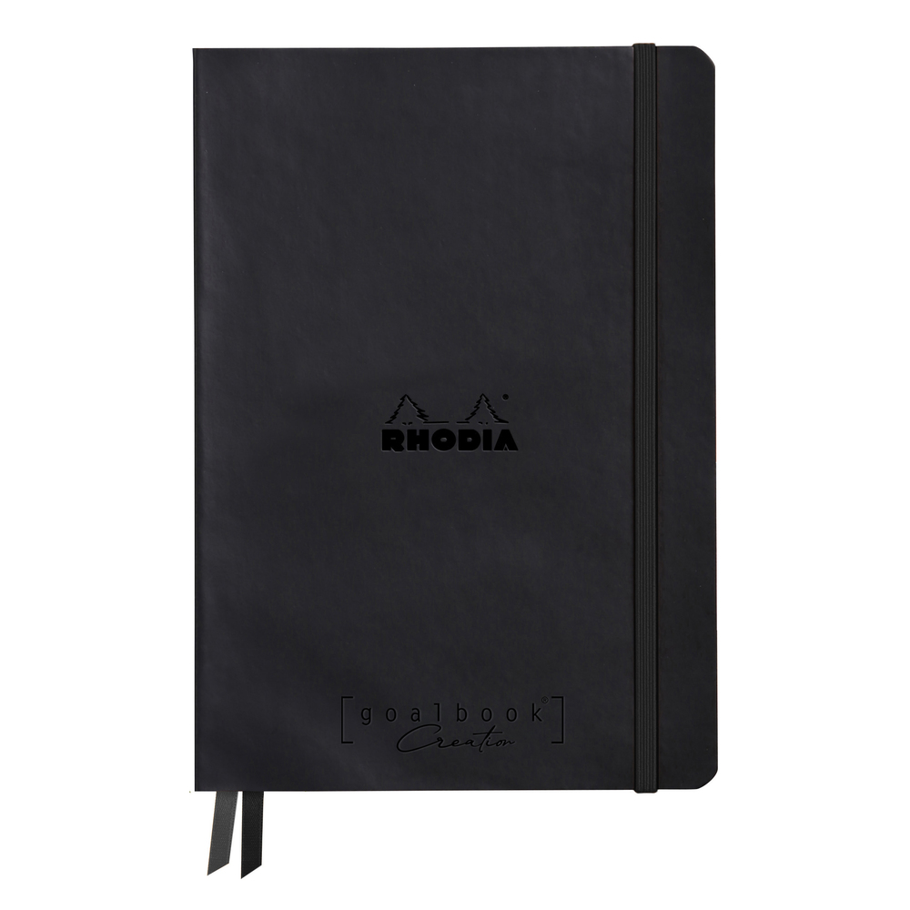 GoalBook Creation A5 Black (Schwarzes Papier) in der Gruppe Papier & Blöcke / Schreiben und Notizen / Notizbücher bei Pen Store (129308)