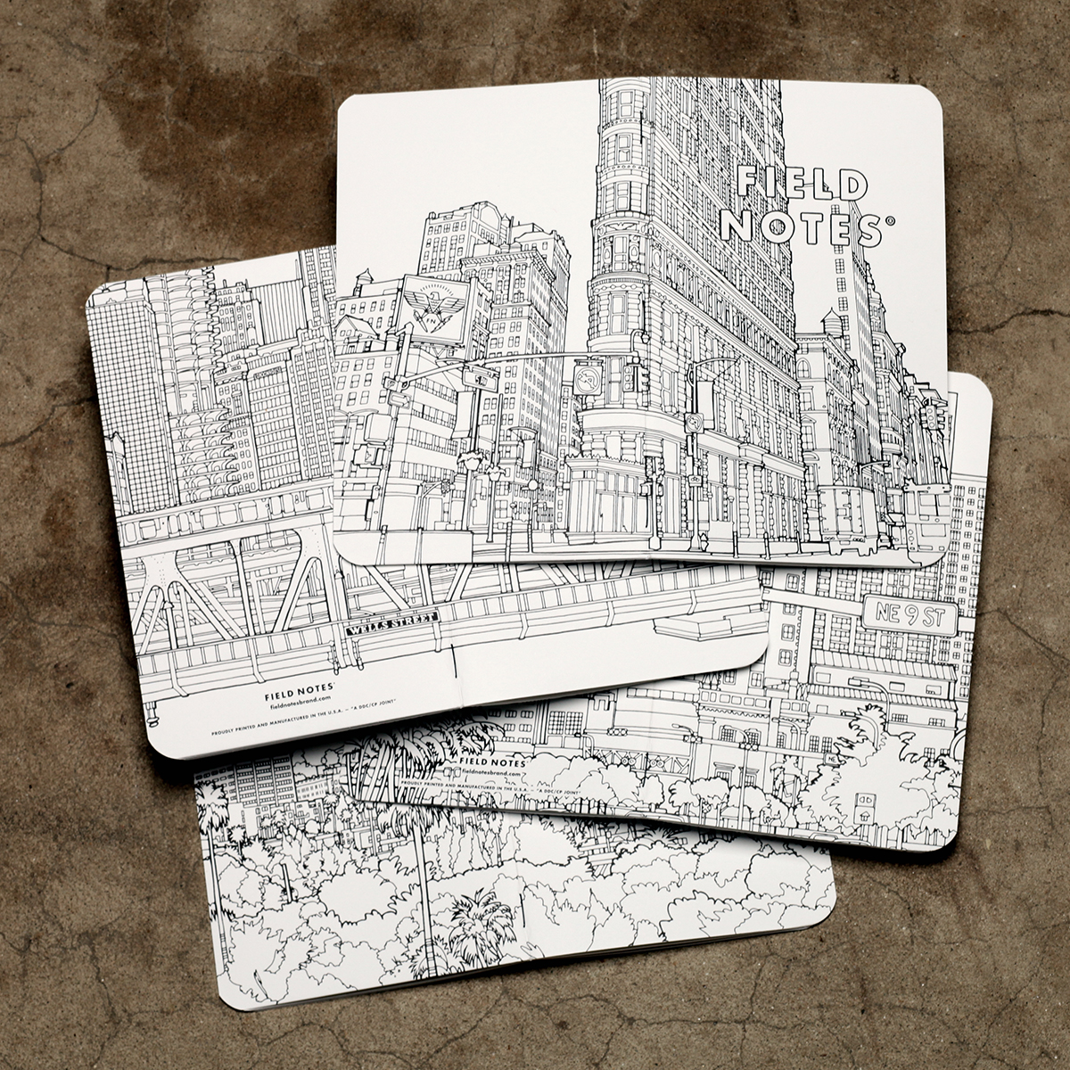 Streetscape Sketchbook Los Angeles/Chicago 2-Pack in der Gruppe Papier & Blöcke / Künstlerblöcke / Skizzenbücher bei Pen Store (129840)